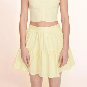 STAUD Sea Mini Skirt Sunray Yellow 10‎